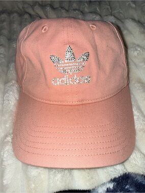 adidas Pink Crystal Custom Baseball Hat